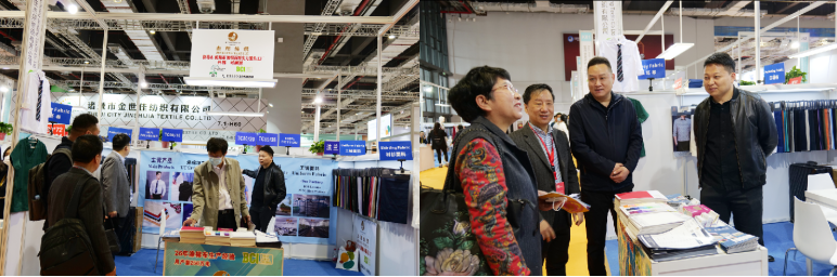 十九家石家莊市紡企亮相國家會展中心 共赴中紡聯2023春季聯展