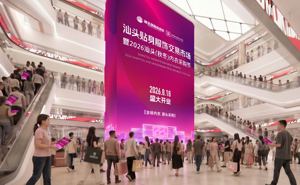 全球采購商匯聚！8月18日汕頭貼身服飾交易市場盛大開業